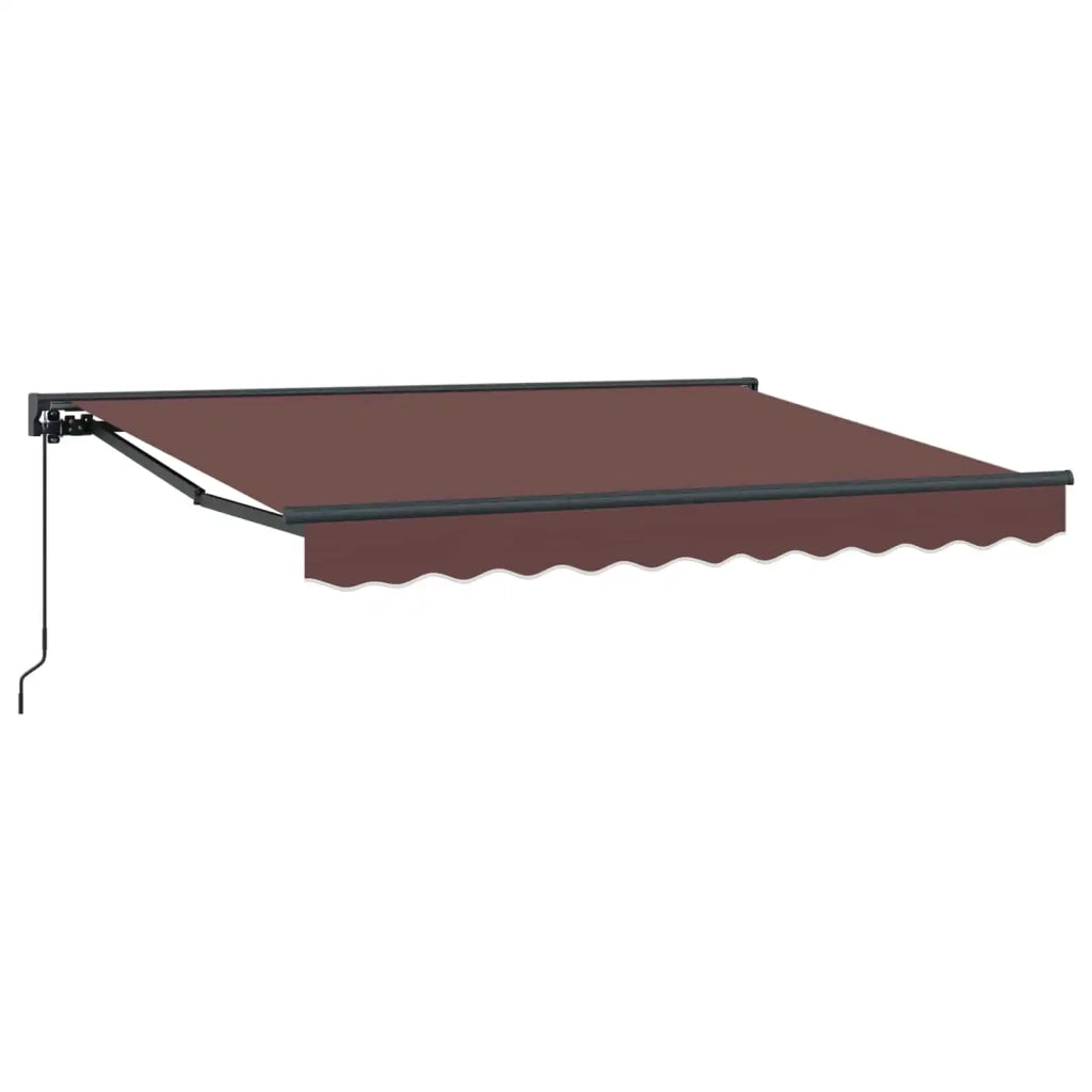 Tenda retrattile manuale Marrone 3,5 x 2 m 3420407