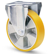 Trade Shop - Ruota Fissa Con Rivestimento In Poliuretano Avolan Sh A 91. Nucleo In Alluminio -    -150 Mm   -