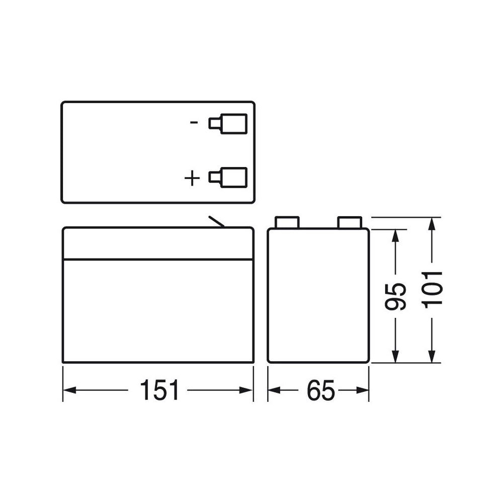 Mach power batteria al piombo 12v 9ah vrla agm ricaricabile per ups e sistemi di backup