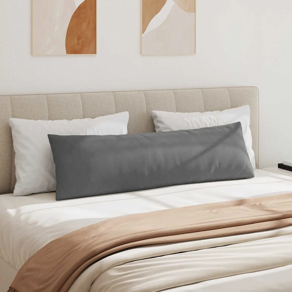 Cuscini da Divano 2 pcs Grigio scuro 145 x 40 cm Tessuto 42013856