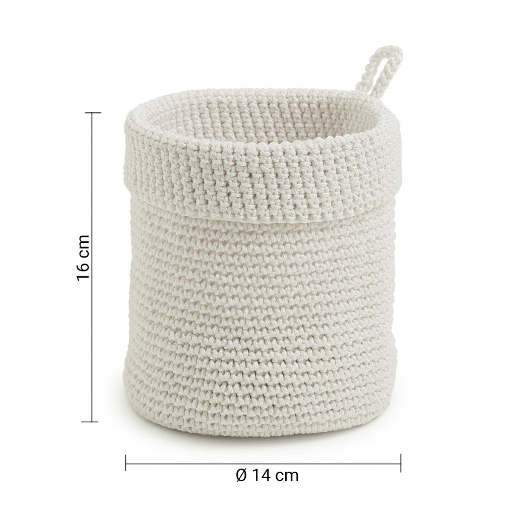 MALVA ORGANIZER CROCHET BIANCO - GEDY