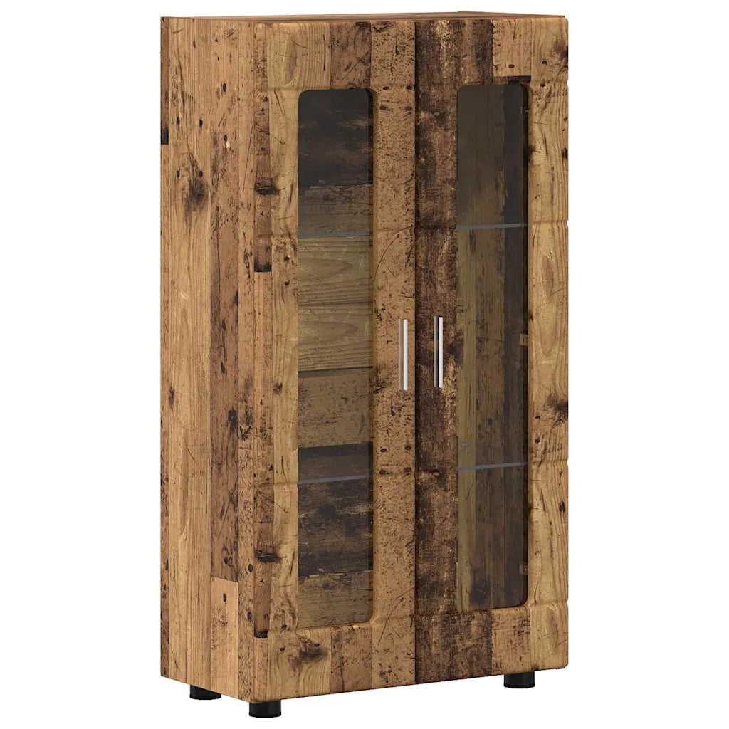 Set mobile TV con porta FLORIN Legno vecchio Legno multistrato