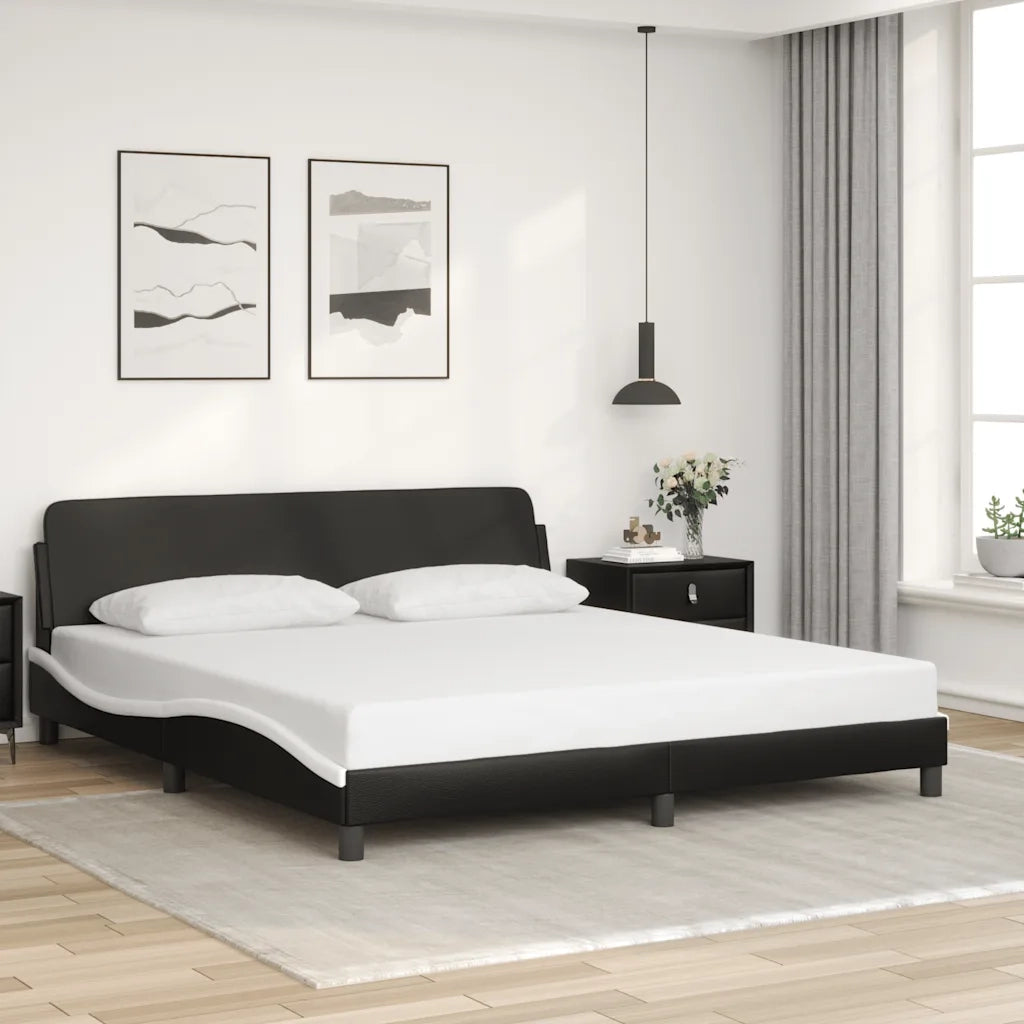 Giroletto Dover Nero e Bianco 152x203 cm in Similpelle 373310