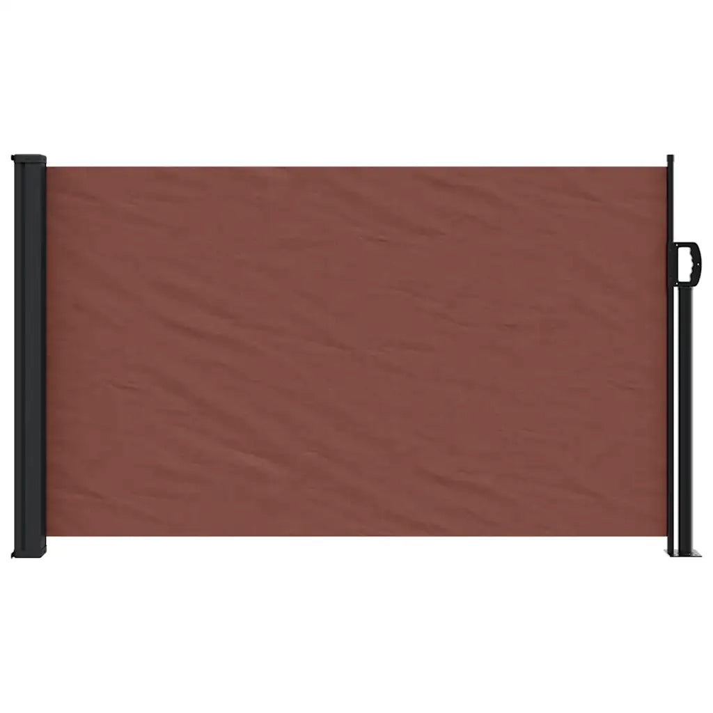 Tenda da Sole | Tenda parasole Laterale Retrattile Marrone 120x600 cm