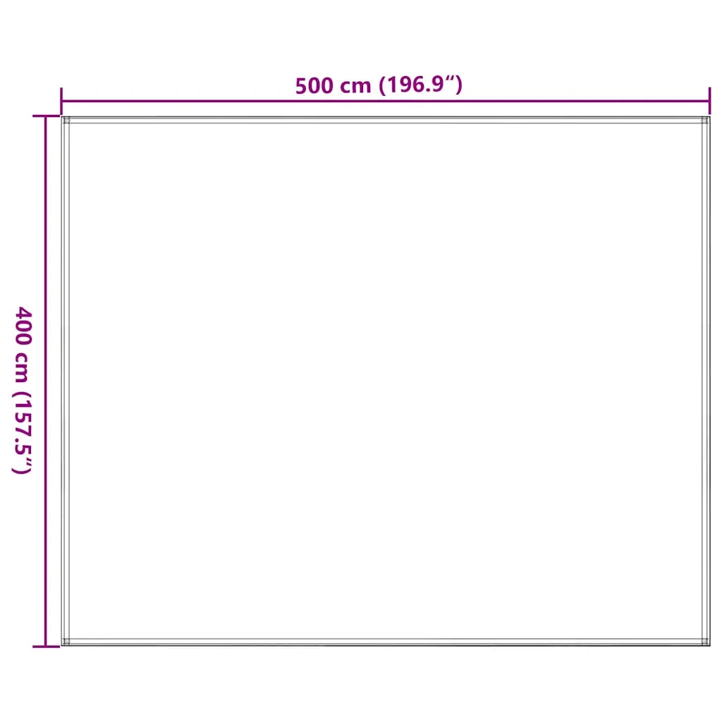 Tappeto da Tenda 400x500 cm Beige 310772