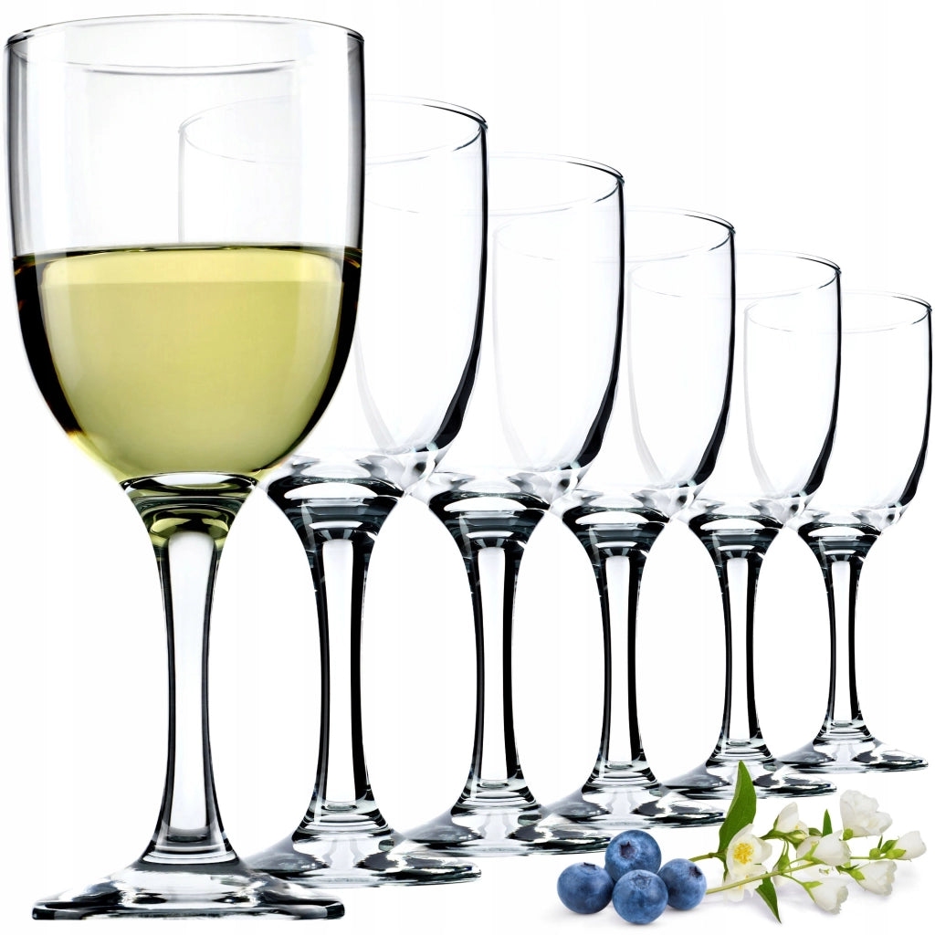 Set di 6 bicchieri da vino rosso e bianco KADAX da 290 ml
