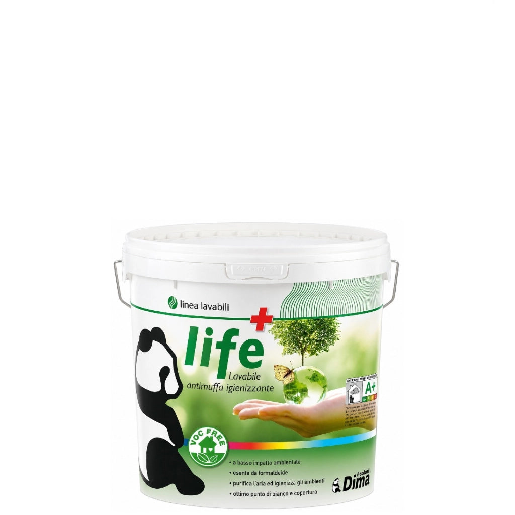 IDROPITTURA LAVABILE ANTIMUFFA LIFE 4L BIANCA