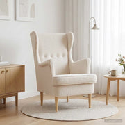 Poltrona Crema Bouclé 42029891