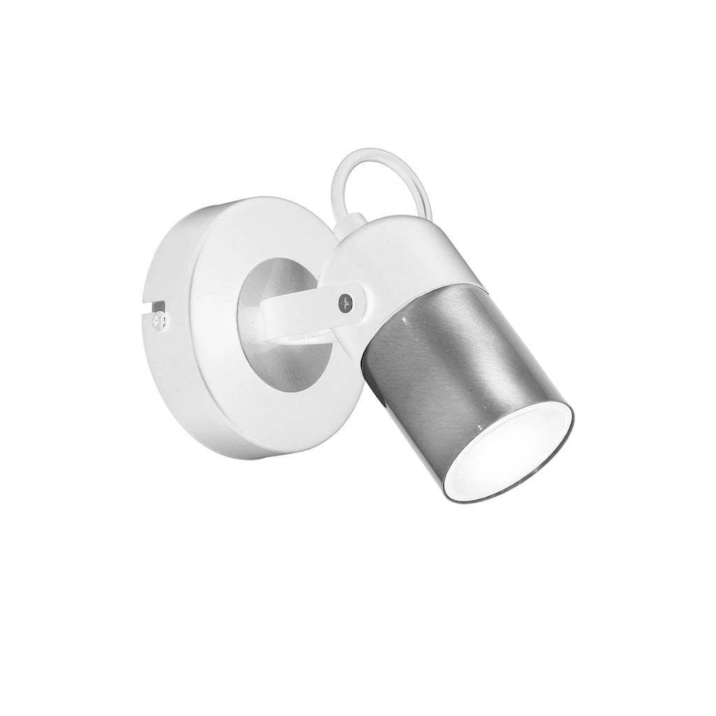 Applique Milagro Wilson bianco/argento GU10 35W MLP5750