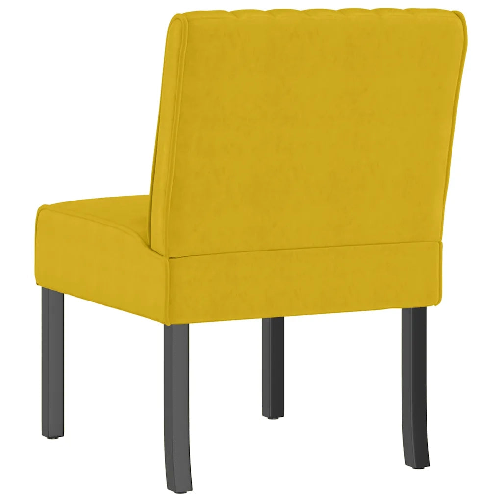 Sedia Pantofola Gialla in Velluto 352455