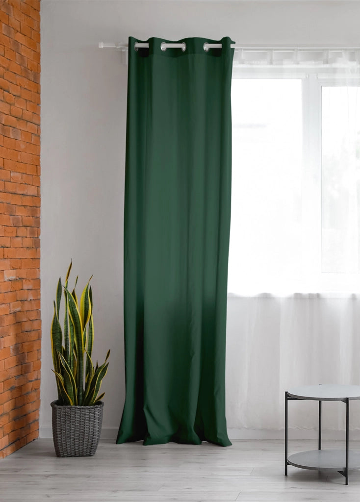 Tenda Semioscurante 140 x 290 Cm Moderne Con Occhielli  Verdone - 1 Tenda