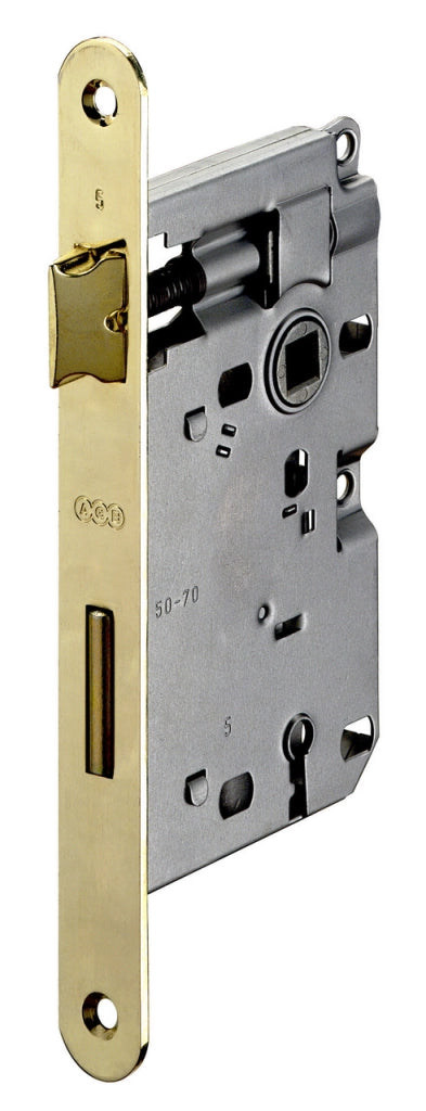 SERRATURA PATENT MM 45 B/TONDO OTTONATA