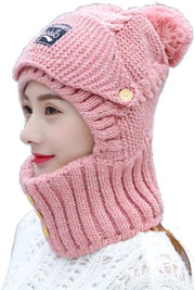 Cappello di lana per la testa - Impermeabile e caldo - Blu marino - Cappello da esterno - Cappelli di lana per uomini e donne - Ideali per escursioni in bicicletta, campeggio, sci e pesca