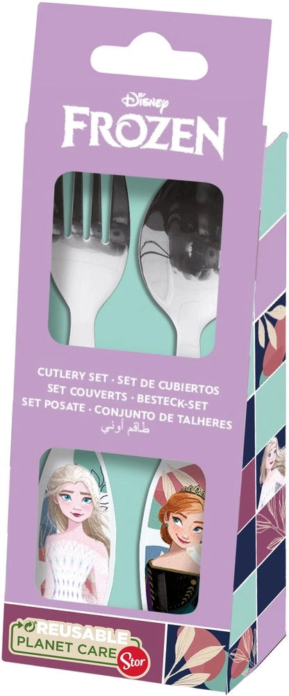 Set Posate in metallo per bambini Disney Frozen