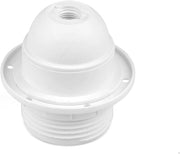 PORTALAMPADA E27 FILET BIANCO + GHIERA BLISTER