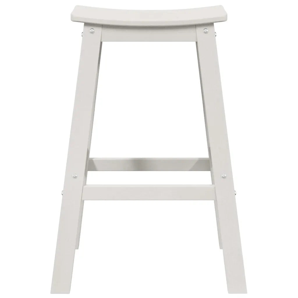 Sgabello da bar 2 pcs Bianco 52 x 43 x 73,5 cm HDPE 42006610
