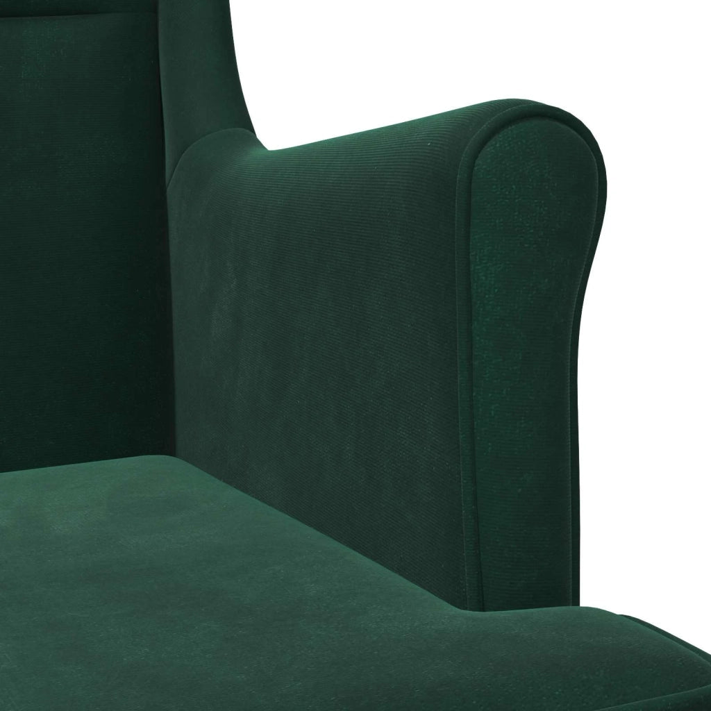 Poltrona Verde Scuro Velluto 42029865