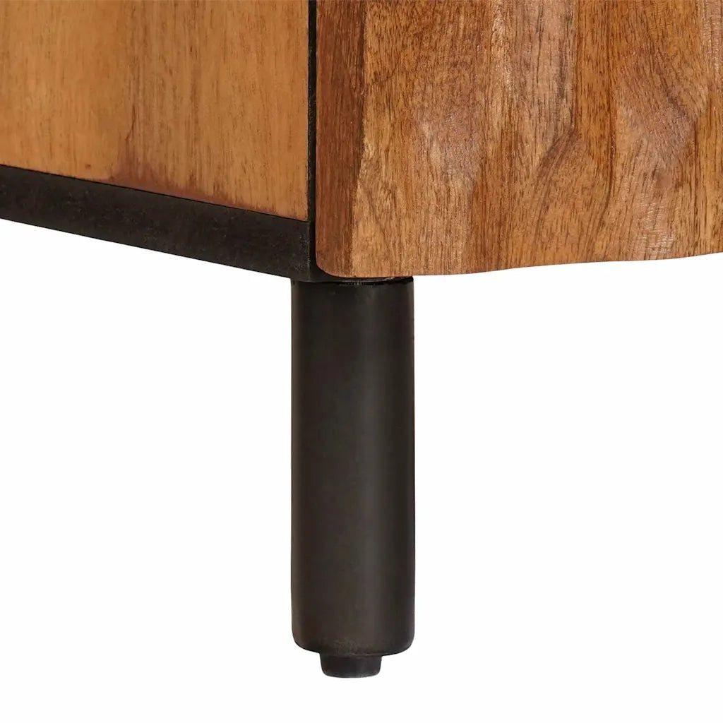Comodino | Armadio da Notte | Mobiletto da notte con cassetto Marrone 50 x 33 x 60 cm