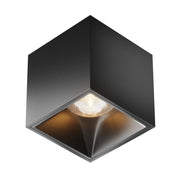 Maytoni Lampada da soffitto moderna Alfa LED 1 luce LED integrato nero metallo