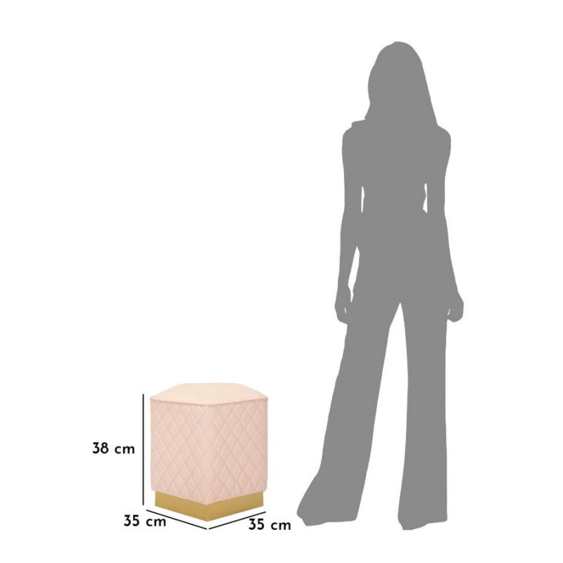Puff Pentagonale Sharon cm 35x35x38