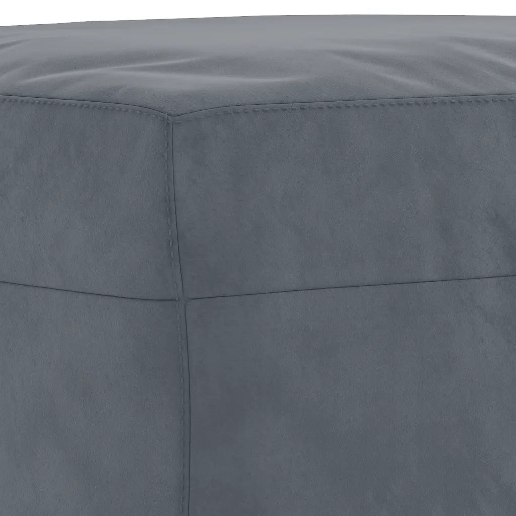 Set di Divani 4 pz con Cuscini Grigio Scuro in Velluto 3202181