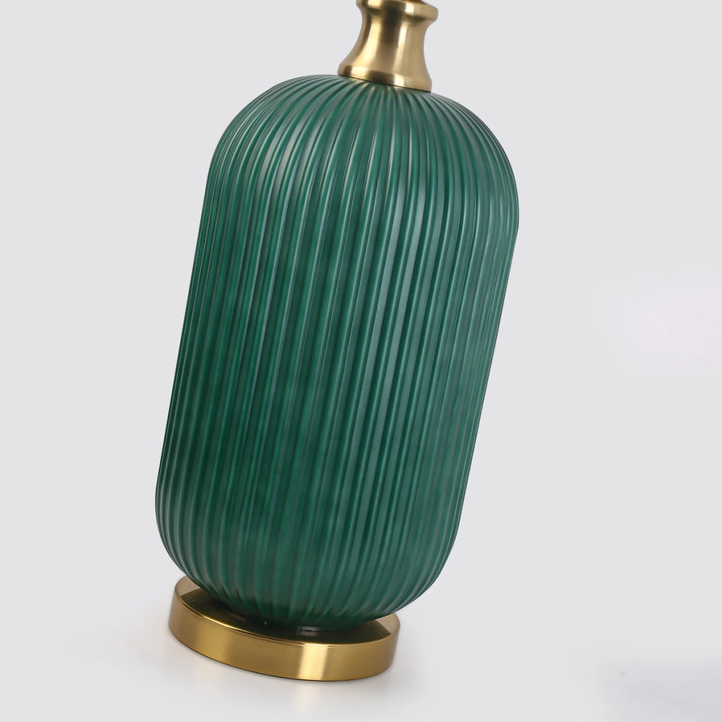 Lampada da tavolo Tamiza grande verde E27 Light Prestige