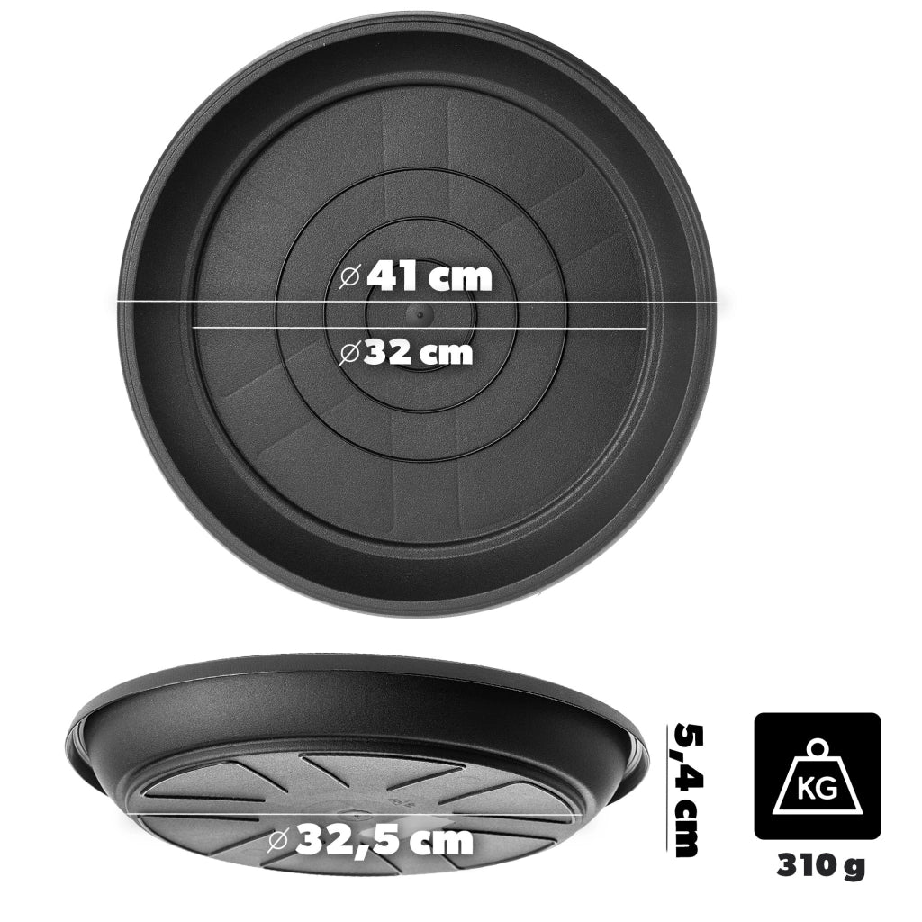 KADAX Podstawka do doniczek Terra antracyt POD41-S