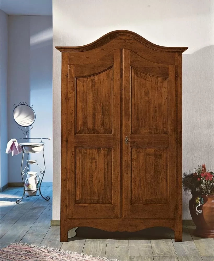 Armadio classico 2 porte legno grezzo 125x61x200 (922) - Mobili 2G