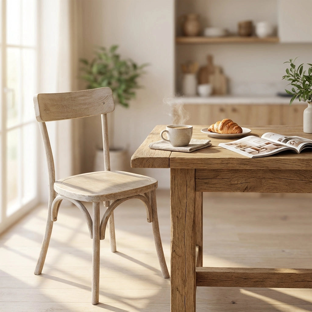 Sedia impilabile in legno da interno - PENELOPE