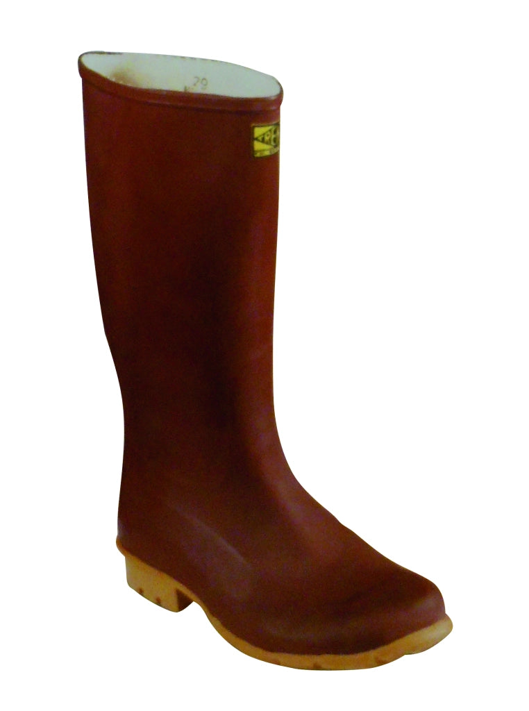 STIVALI IN GOMMA NATURALE CALANDRATA GINOCCHIO Col. Marrone Mis. 45