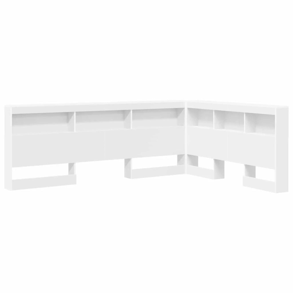Testata contenitore Bianco 140 cm Legno multistrato 3335485