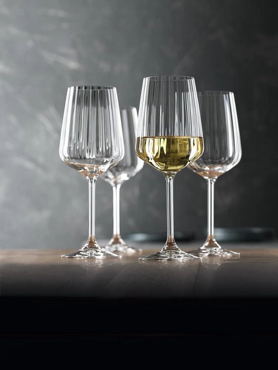 Set di bicchieri da vino in vetro lusso - bicchiere da vino 4 pezzi