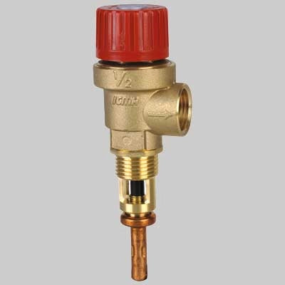 VALVOLA DOPPIA DI SICUREZZA TEMPERATURA E PRESSIONE  3/4 6 Bar     ICMA
