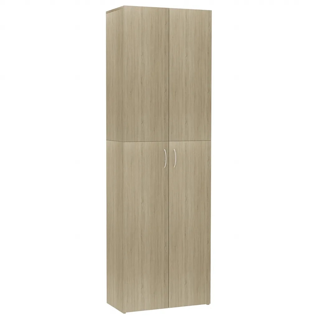 Armadio per Ufficio Rovere Sonoma 60x32x190cm Legno Multistrato CFW4079314