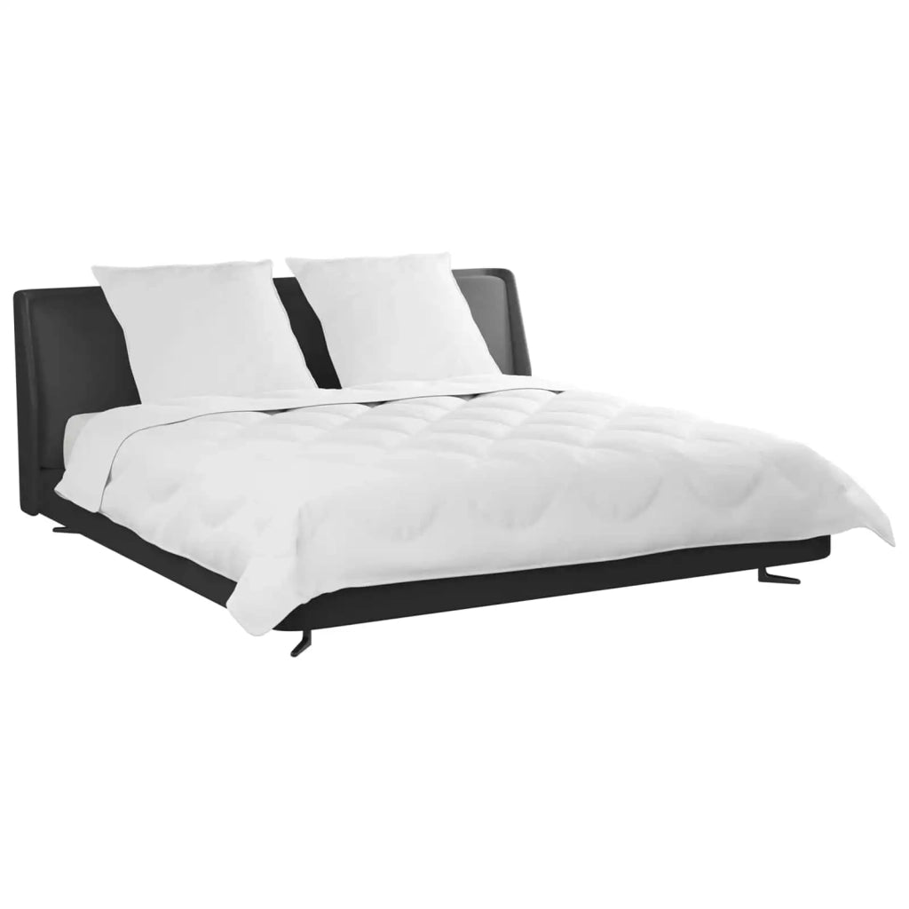 Piumone con Cuscini con cuscino 3 pcs Bianco Microfibra 3378107