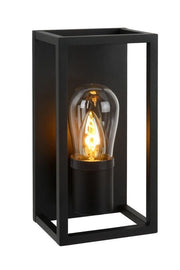 Applique esterna Lucide Carlyn nera alluminio E14 IP54