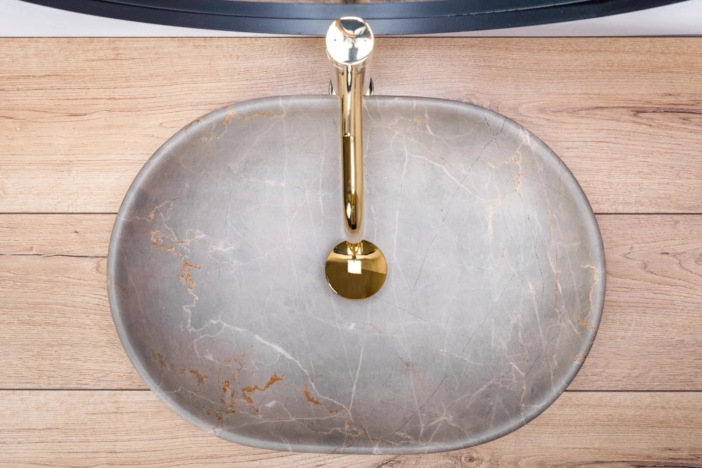 Lavabo Da Appoggio Rea Lara Beige