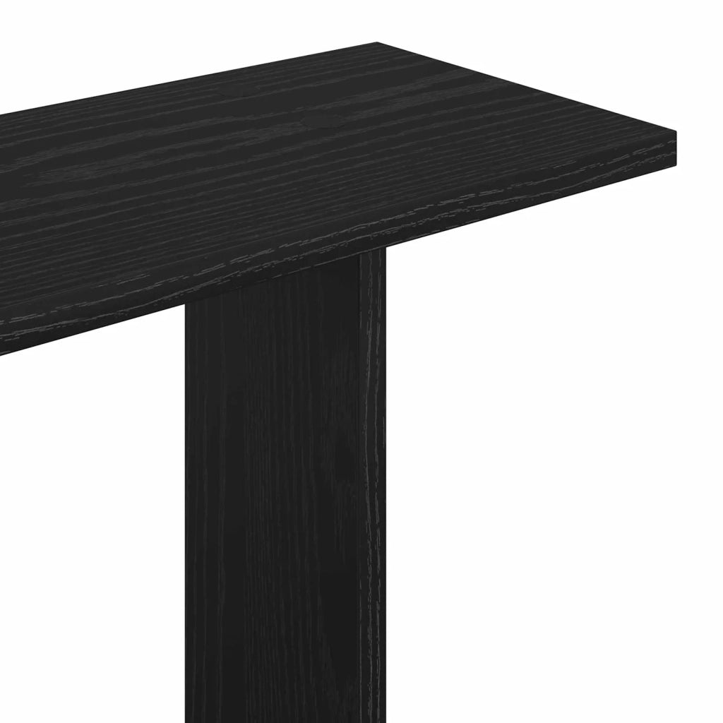 Scaffale da parete Rovere Nero 80 x 20 x 96 cm 8012205