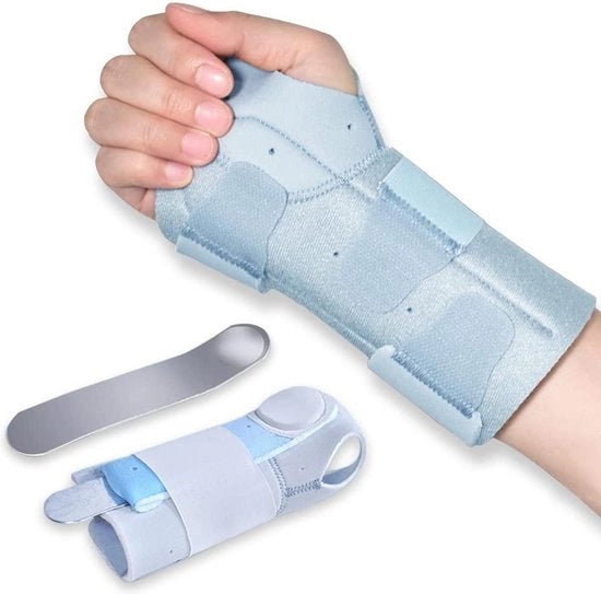 Benda di Adattamento per Polso per Uomo e Donna - Grigio - Destra - Taglia M