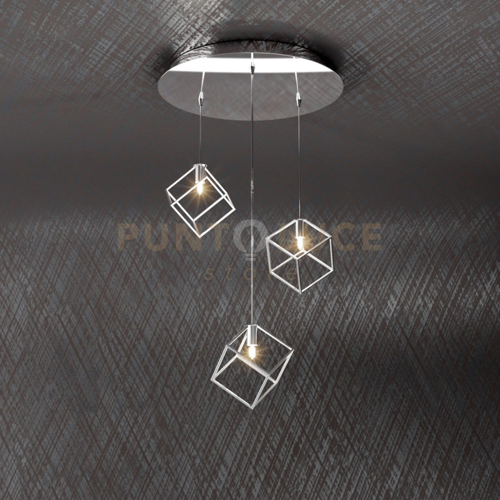 FRAME SOSPENSIONE TONDA 3 LUCI 1125-S3