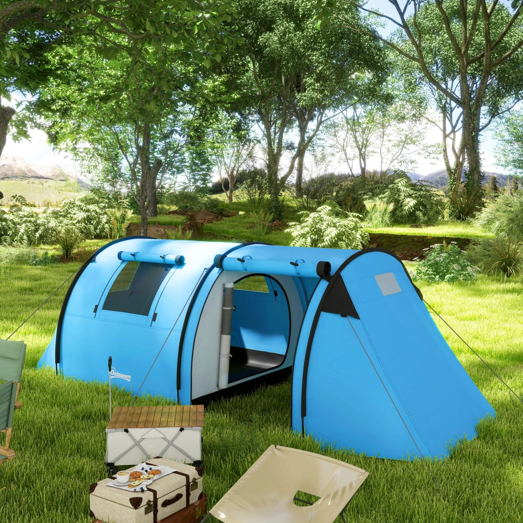 Tenda da campeggio 3-4 persone impermeabile ¨C Minimal ¨C blu cielo