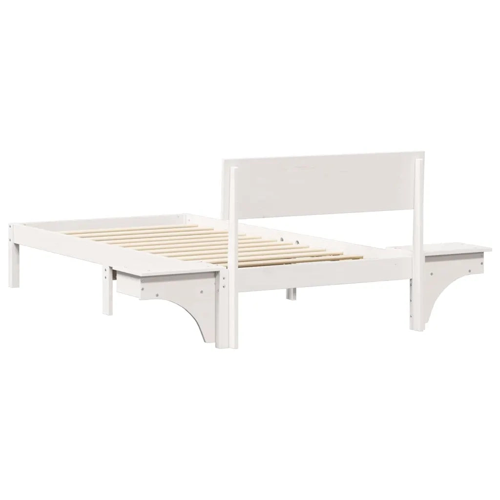 Struttura del letto Bianco 80 x 200 cm Pino massello 873467
