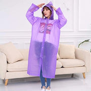 Poncho Impermeabile per Donna/Uomo - Impermeabile e Respirante - Set a 2 Pezzi - Materiale EVA di Alta Qualità - Lunghezza Totale 155cm