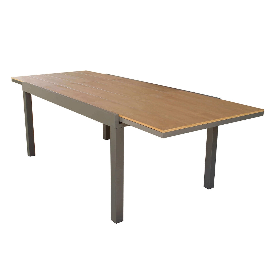 Tavolo da Giardino Allungabile piano in finto Legno 160/240x95 - URBAN