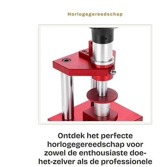 Strumento orologeria con 20 matrici - orologeria - cristalizzatore orologeria - M6 viti - compatibile con 5500A/5500C - controllo totale alla chiusura - strumenti di riparazione orologeria