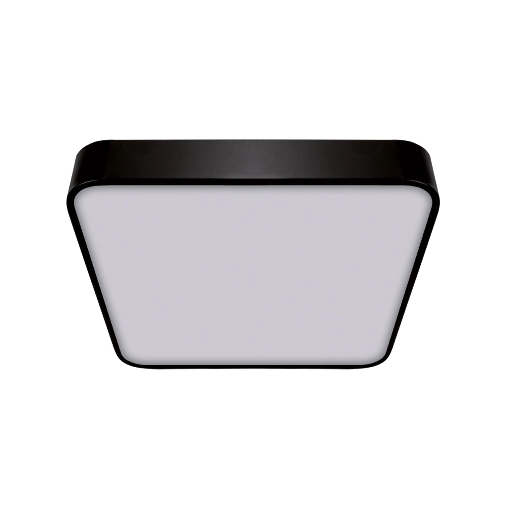 Plafoniera LED Struhm TOTEM quadrata 40cm nera 24W