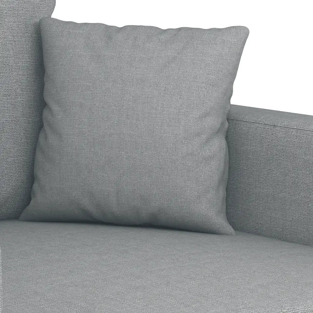 Divano a 2 Posti-Sofa 2 Posti Grigio Chiaro 120 cm in Tessuto 437195