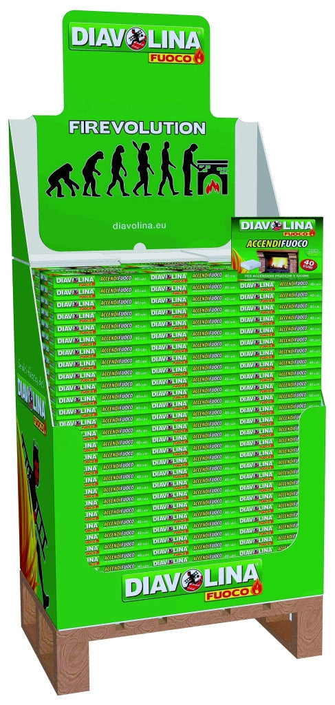 Diavolina ACCENDIFUOCO 40 cubetti - esp.270 pz.
