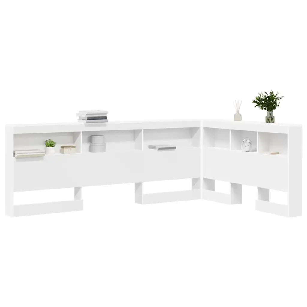 Testata contenitore Bianco 120 cm Legno multistrato 3335477