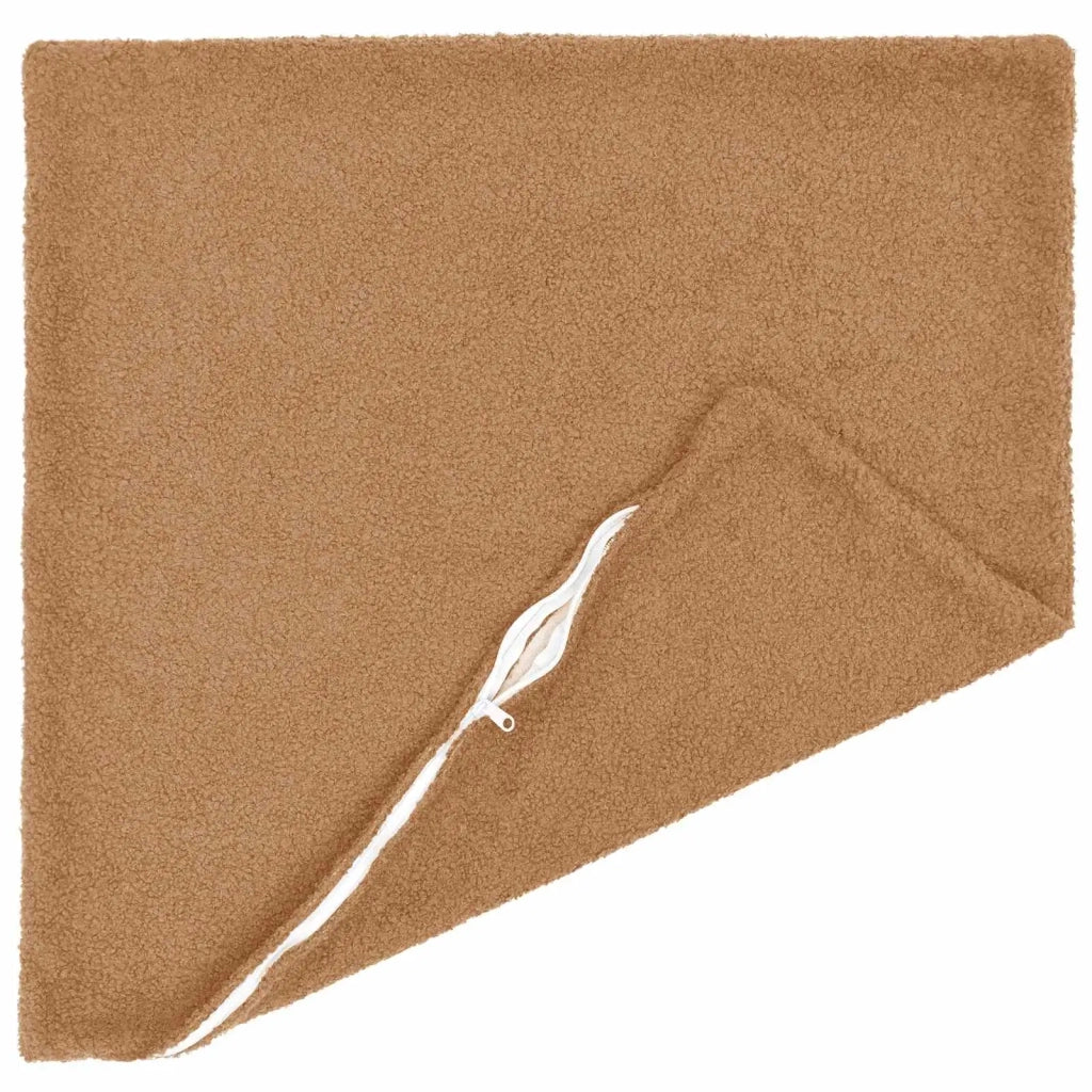 Federa 6 pcs HEERLEN Beige 65 x 65 cm Bouclé 912968